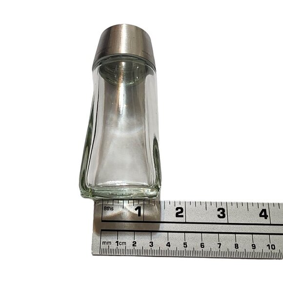 Cuisinart Glass Salt and Pepper Shaker Set with Silver Caps 2.5oz - Picture 3 of 5